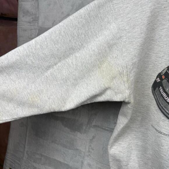 Vintage Jeff Burton Exide Racing Sweatshirt XL NASCAR Ford Taurus 99 USA Made - Picture 7 of 10